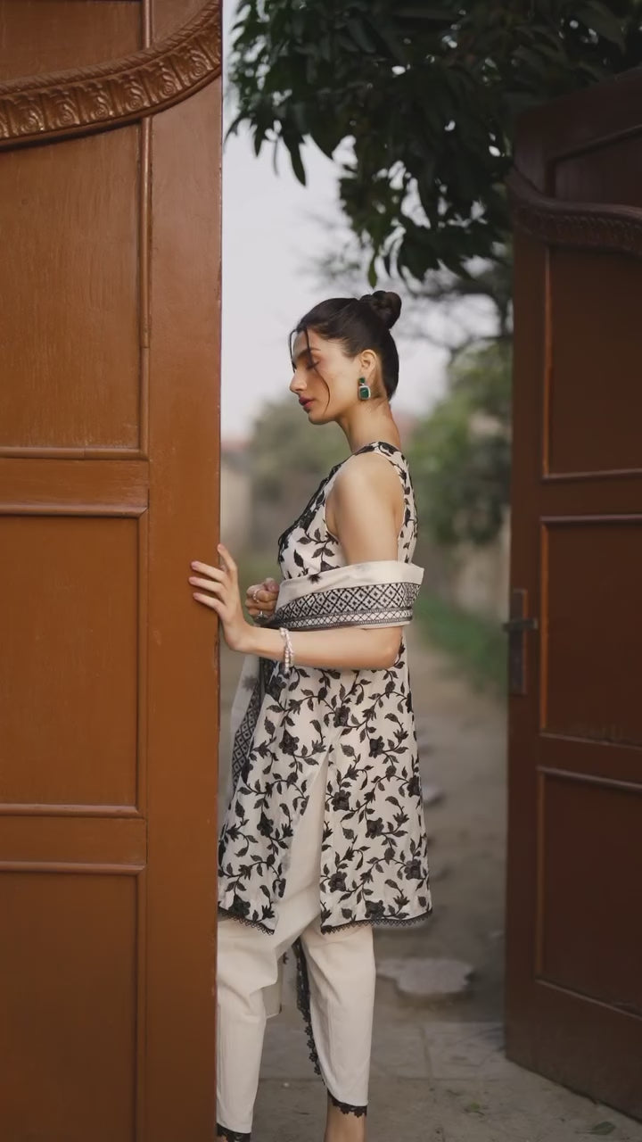 Cotton Shirt In Classic Black