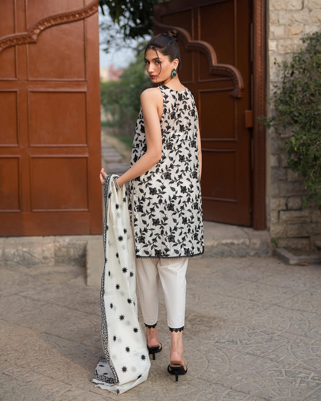 Cotton Shirt In Classic Black