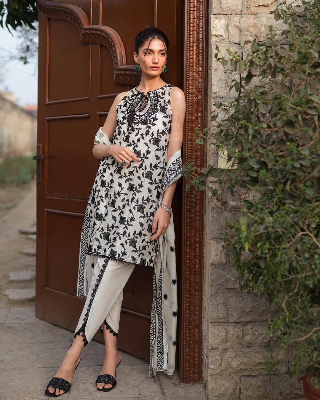 Cotton Shirt In Classic Black